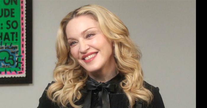 Madonna debarque  à caen zénith le 1 décembre 2015