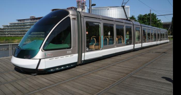 Les nouveaux tramway à Caen sont mise en place en 2019