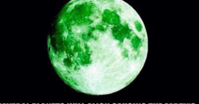 Le 25 Août 2017, la Lune sera exceptionnellement verte !