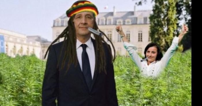 François Hollande fume du Cannabis