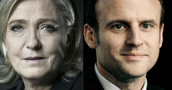 Liaison secrète entre E. Macron et M. Le Pen