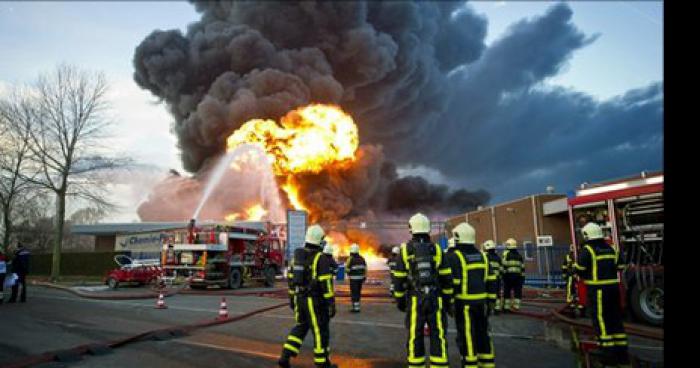 Incendie d'une usine près de Rouen